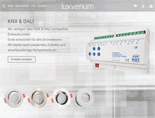 Tablet Screenshot of luxvenum.com